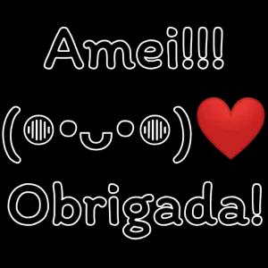 Amei!!! (©•vo) Obrigada!  - getsticker.com
