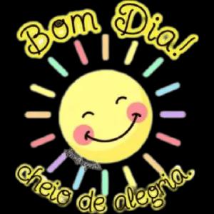 Bom Dia! cheio de alegria. - getsticker.com