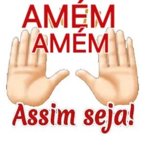 AMÉM AMÉM Assim seja! - getsticker.com