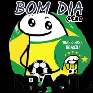 BOM DIA @Ene calzamis.com.b TRAZ O HEXA, BRASIL! BRASIL - getsticker.com