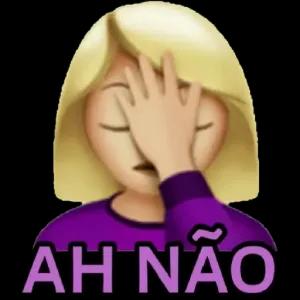 Ah não - getsticker.com