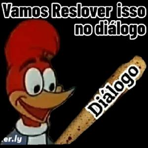 Vamos Reslover isso no diálogo er.ly Diálogo - getsticker.com