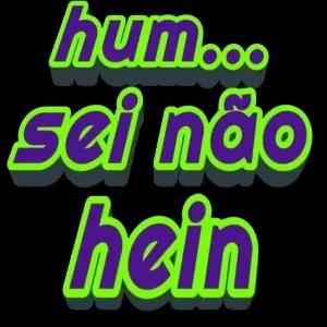 hum... sei não hein - getsticker.com