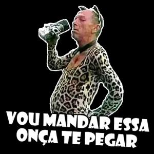YOU MANDAR ESSA ONÇA TE PEGAR - getsticker.com