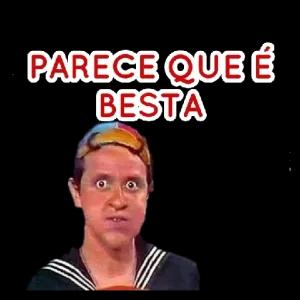 PARECE QUE É BESTA  - getsticker.com