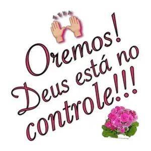 Oremos! Deus está no controle!!! - getsticker.com