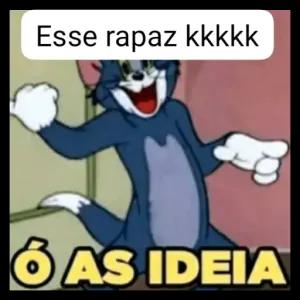 Esse rapaz kkkk O as ideia - getsticker.com