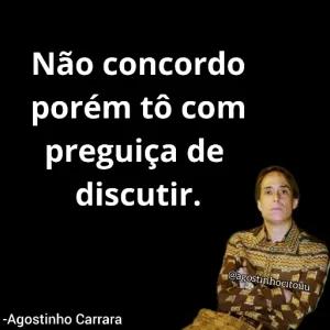 Não concordo porém tô com preguiça de discutir. - getsticker.com