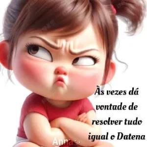 Às vezes dá vontade de resolver tudo igual o Datena - getsticker.com