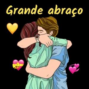 Grande abraço - getsticker.com