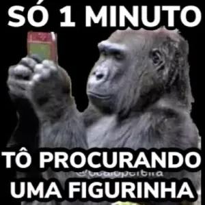 SÓ 1 MINUTO TÔ PROCURANDO UMA FIGURINHA - getsticker.com