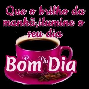 Que o brilho da manhã, ilumine o seu dia Bom Dia - getsticker.com
