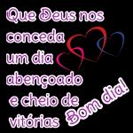 Bom dia!  Que tudo de bom aconteça pra você hoje!