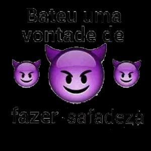Bateu uma vontade de fazer safadeza  - getsticker.com