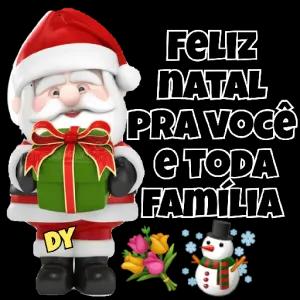 FELIZ NATAL PRA Você e TODA FAMÍLIA DY  - getsticker.com