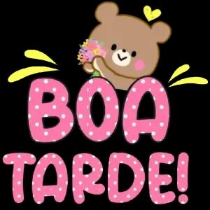 BOA TARDE! - getsticker.com