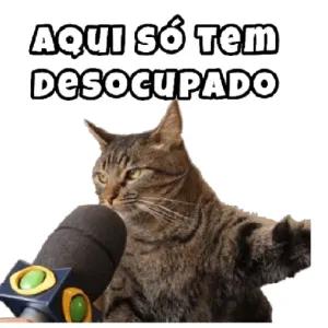 AQUI SÓ TEM DESOCUPADO - getsticker.com