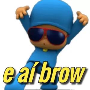 e aí brow - getsticker.com
