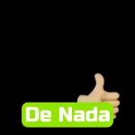 OBRIGADA, DE NADA.