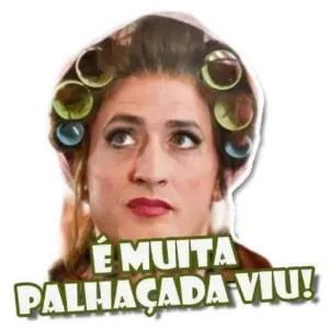 É MUITA PALHAÇADA VIU! - getsticker.com