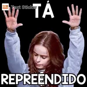 TÁ REPREENDIDO - getsticker.com