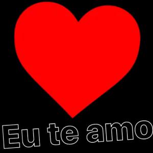 Eu te amo - getsticker.com