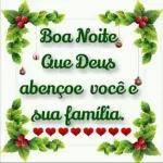  Boa Noite
Que Deus
abençoe você e
sua família.