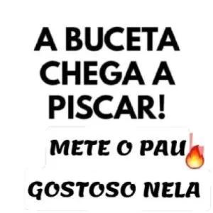 A buceta chega a piscar! Mete o pau gostoso nela - getsticker.com