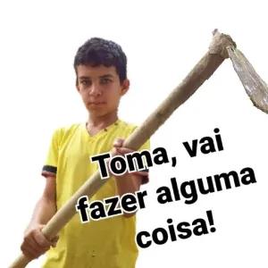 Toma, vai fazer alguma coisa! - getsticker.com