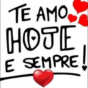 TE AMO HOJE E SEMPRE! - getsticker.com