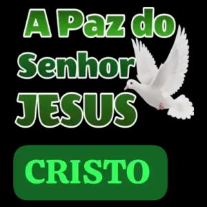 A Paz do Senhor JESUS CRISTO - getsticker.com