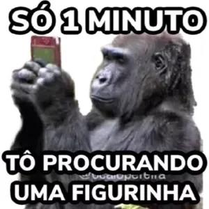 Só 1 minuto tô procurando uma figurinha - getsticker.com