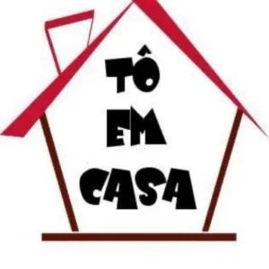 TÔ EM CASA - getsticker.com