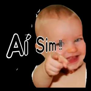 Aí Sim! - getsticker.com