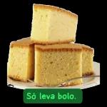 Só leva bolo.