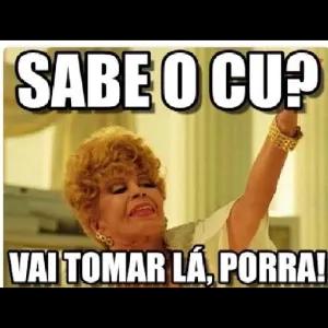 Sabe o cu? Vai tomar lá, porra! - getsticker.com
