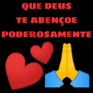 QUE DEUS TE ABENÇOE PODEROSAMENTE - getsticker.com