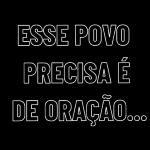 Em oração!