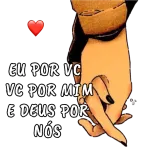 EU POR VC VC POR MIM E DEUS POR NÓS
