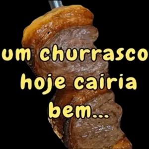 um churrasco hoje cairia bem... - getsticker.com