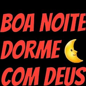 BOA NOITE DORME COM DEUS - getsticker.com