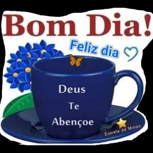 Bom Dia! Feliz dia Deus Te Abençoe Estrela de Minas - getsticker.com