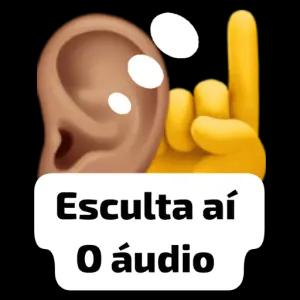 Esculta aí O áudio - getsticker.com