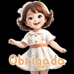 Obrigada - getsticker.com