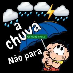 A chuva não para - getsticker.com