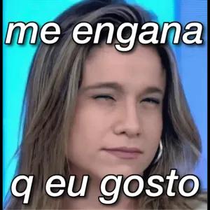 me engana q eu gosto  - getsticker.com