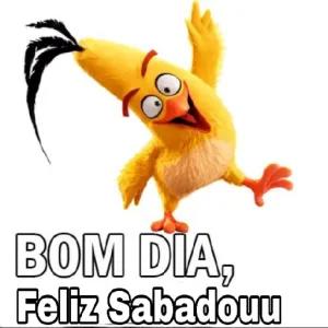 BOM DIA, Feliz Sabadouu - getsticker.com
