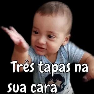 Tres tapas na Sua cara - getsticker.com