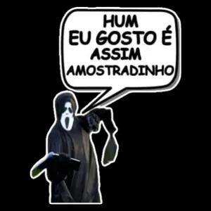 Hum eu gosto é assim amostradinho - getsticker.com