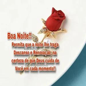 Boa Noite!! Permita que a noite lhe traga Descanso e Renovação, na certeza de que Deus cuida de Você em cada momento!! - getsticker.com